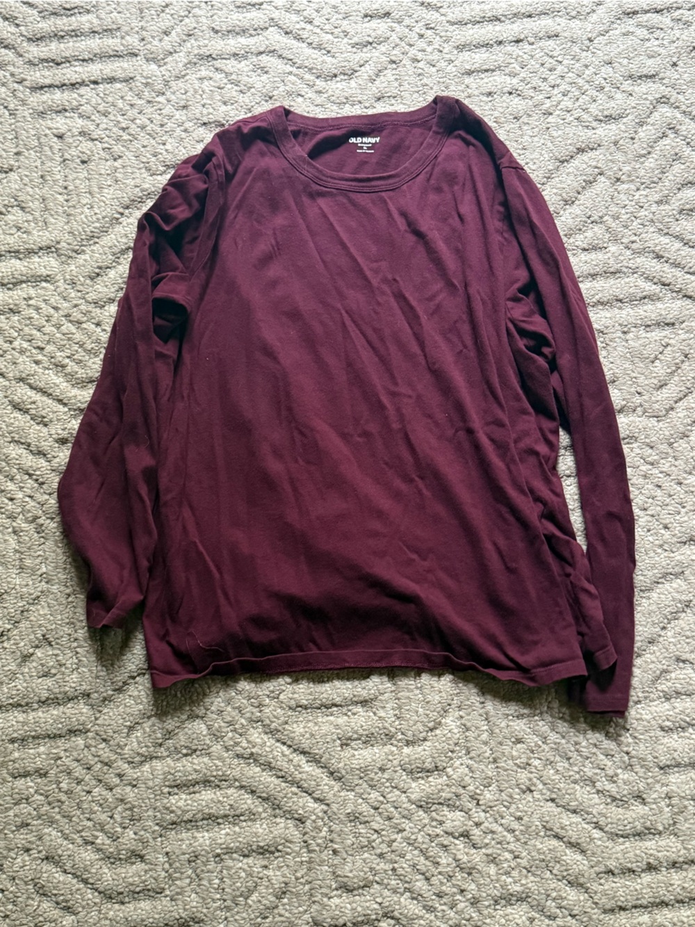 Old Navy Burgundy Crewneck Sweatshirt